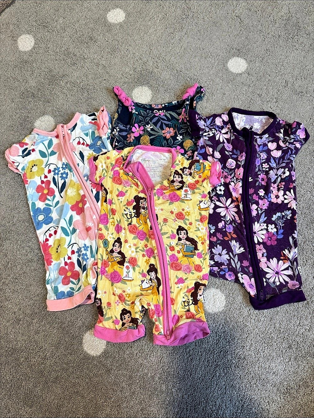 Little Sleepies Shorty Zippies & Romper Bundle